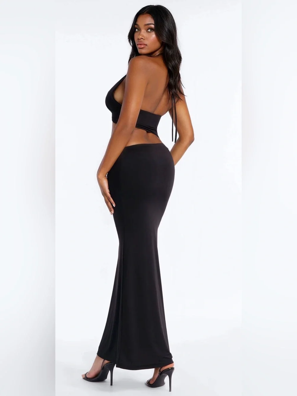 Fashion Nova Black Cut Out Maxi Dress🖤 - Picture 4 of 6